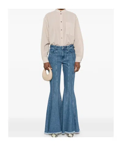 Philosophy Di Lorenzo Serafini Band-collar Shirt In Neutral
