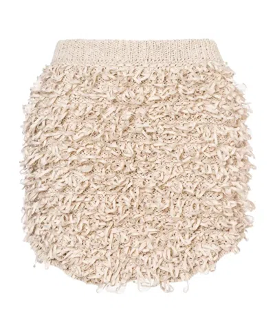Philosophy Di Lorenzo Serafini Fringed Mini Skirt