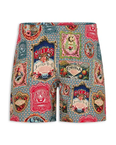 Camilla Mid Length Printed 12 Board Shorts In Multi