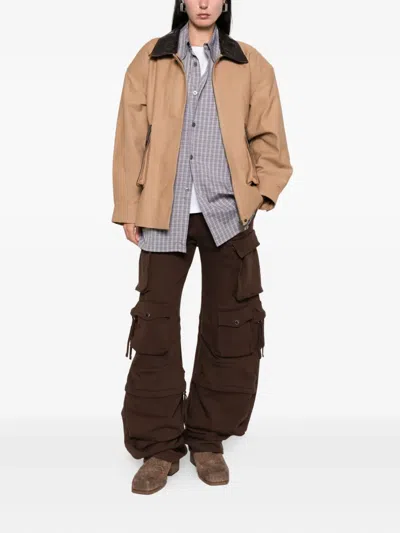 Ducie Barn Bomber Jacket In Neutral
