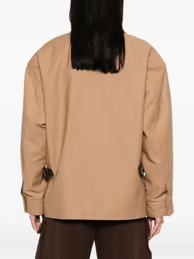 Ducie Barn Bomber Jacket In Neutral