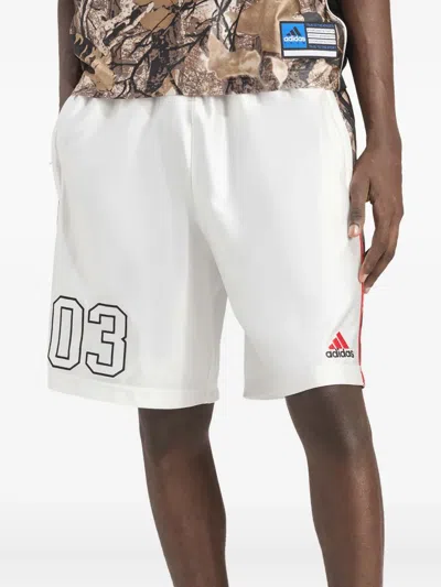 Adidas Originals Camouflage Shorts In Neutral