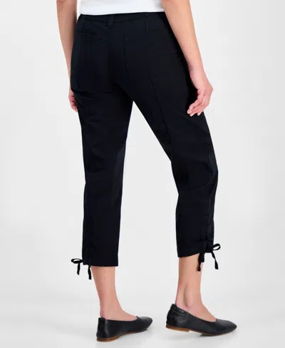 Style & Co Women's Mid Rise Tie-hem Ankle Pants, Exclusively At Macy's
