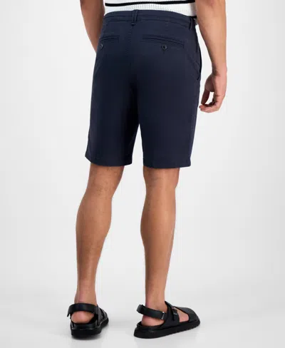 Karl Lagerfeld Men's Cotton Drawstring Shorts In White