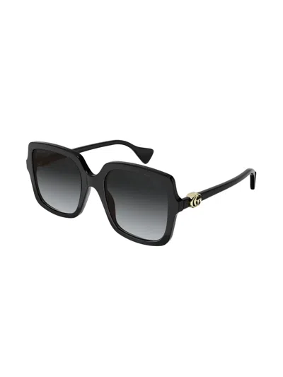 Gucci Square-frame Sunglasses In Black
