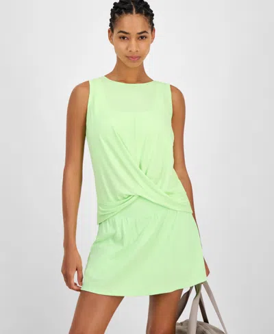 Id Ideology Women's Twist-front Tank Top, Created For Macy's