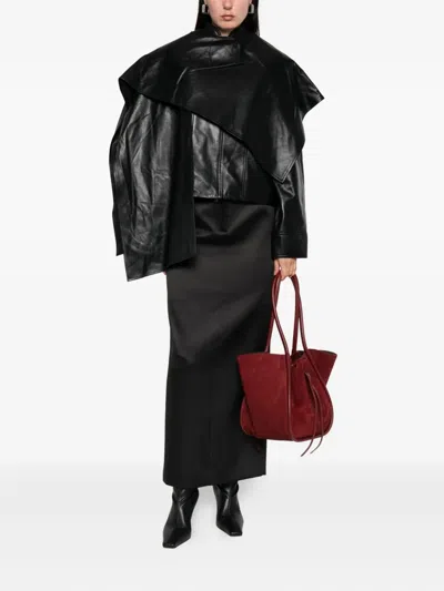 Ducie Naomi Leather Jacket In Black
