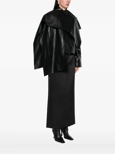 Ducie Naomi Leather Jacket In Black