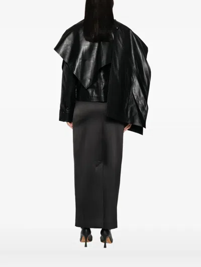 Ducie Naomi Leather Jacket In Black