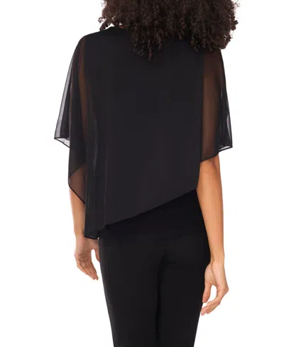 Msk Women's Jersey Top In Black