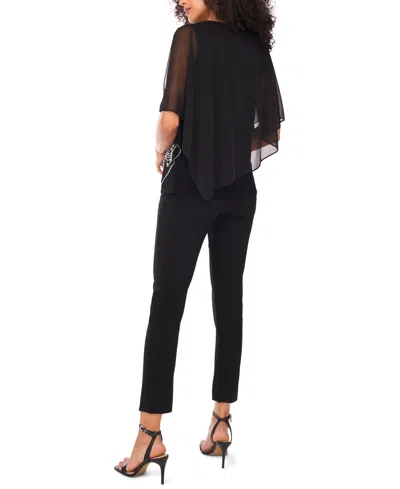 Msk Women's Jersey Top In Black