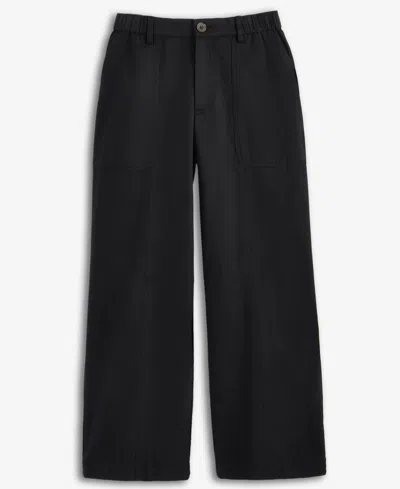 On 34th Women's Solid Easy Wide-leg Pants, Exclusively At Macy's In Black