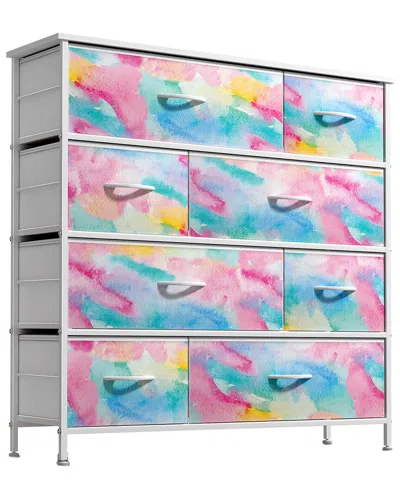 Sorbus 8-drawer Chest Dresser In Multi