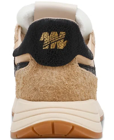 Steve Madden Women's Burst Lace-up Retro Jogger Sneakers In Brown