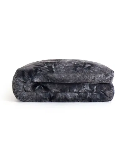 Unikome Reversible Medium Weight Plush Faux Fur Comforter, King