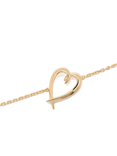 Shaun Leane Hooked Heart Bracelet In Gold