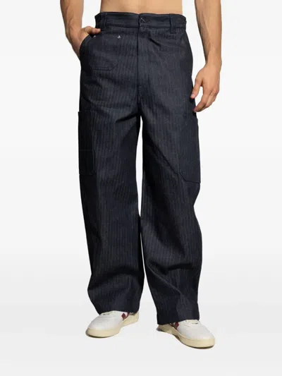 Givenchy Blue Cotton Clothing Jeans In Black