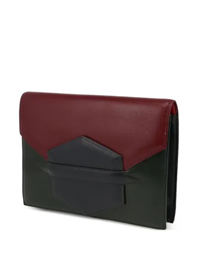 Pre-owned Hermes Faco Clutch Bag In Black