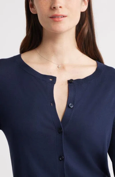 Caslon Three-quarter Sleeve Cardigan