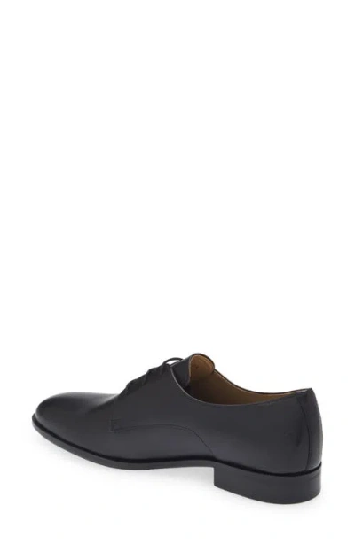 Hugo Boss Boss Colby Leather Cap Toe Derby In Black