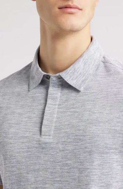 Robert Barakett Martel Herringbone Knit Polo