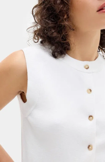 Bdg Urban Outfitters Front Button Knit Sweater Vest