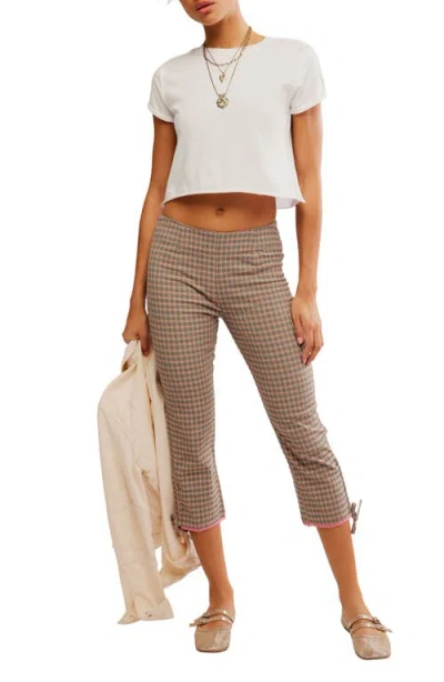 Free People Feeling Flirty Slim Capri Pants