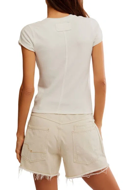 Free People The Tee That Got Away V-neck Cotton T-shirt