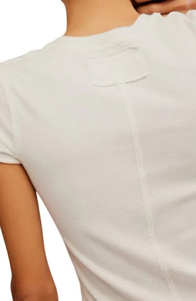 Free People The Tee That Got Away V-neck Cotton T-shirt