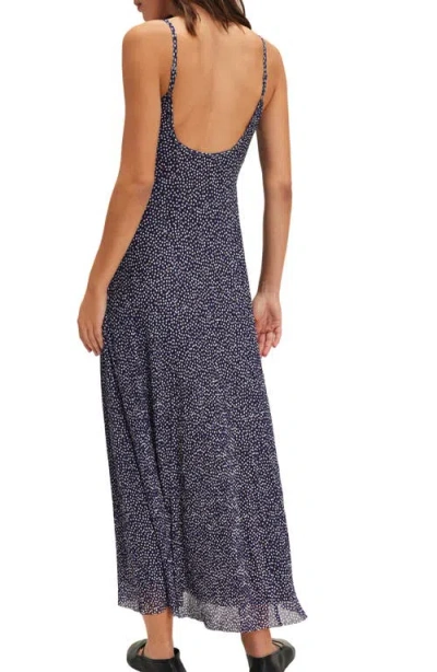 Free People Zoey Printed Low Back Maxi Slipdress