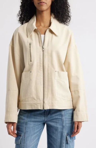 Free People Sally Cotton Canvas Jacket
