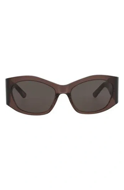 Balenciaga 56mm Square Sunglasses