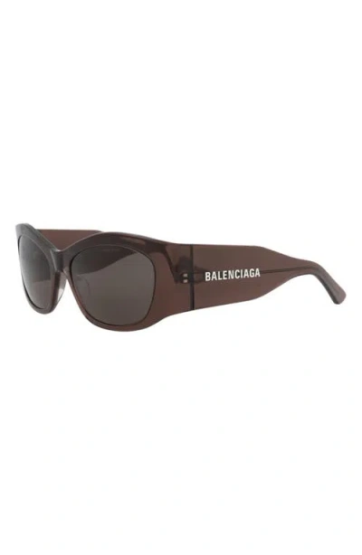 Balenciaga 56mm Square Sunglasses