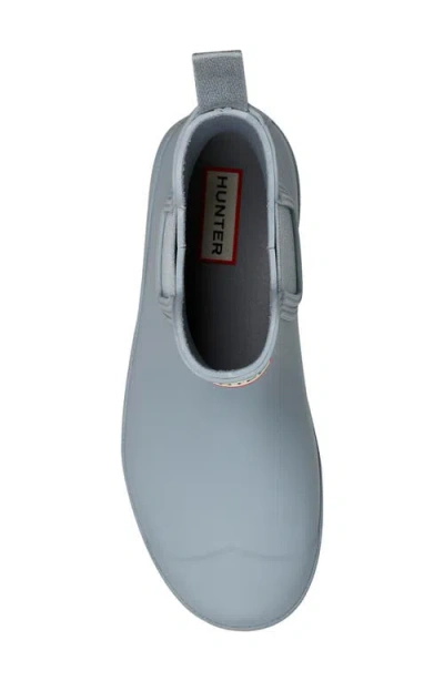 Hunter Original Waterproof Chelsea Rain Boot In Gray