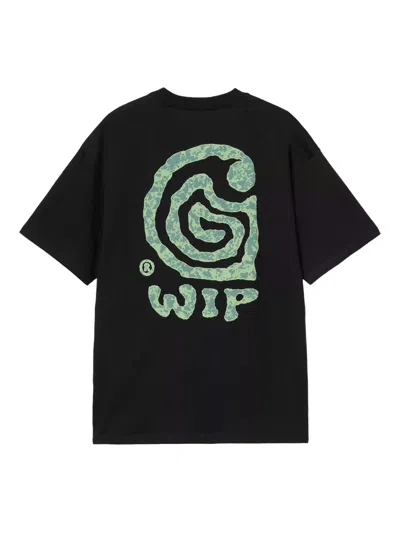 Carhartt Wip Helix Cotton T-shirt In Black