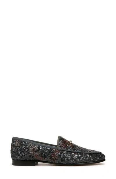 Sam Edelman Loraine Bit Loafer Black Multi Sequin