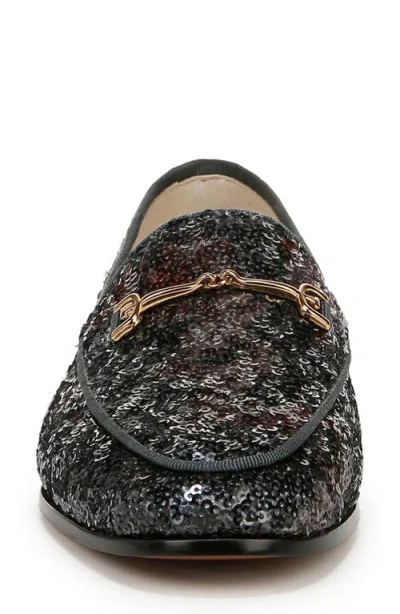 Sam Edelman Loraine Bit Loafer Black Multi Sequin