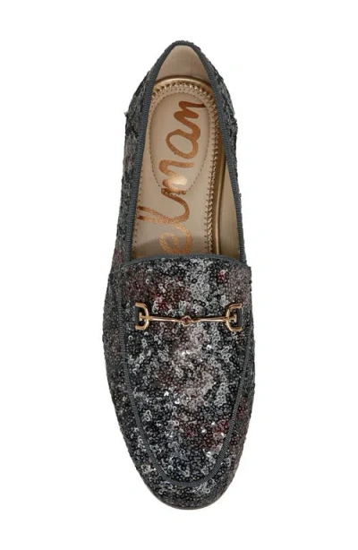 Sam Edelman Loraine Bit Loafer Black Multi Sequin