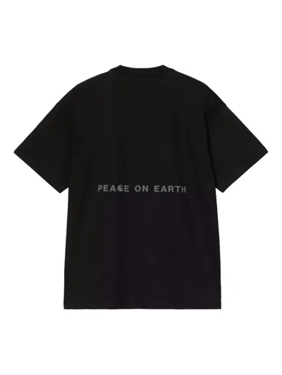 Carhartt Saviour Print Loose Fit Motif T-shirt In Black