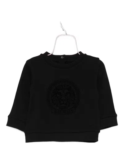 Balmain Lion-emblem Sweatshirt In Black