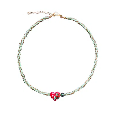 Desert Lobby Women's Green / Red Small Talk