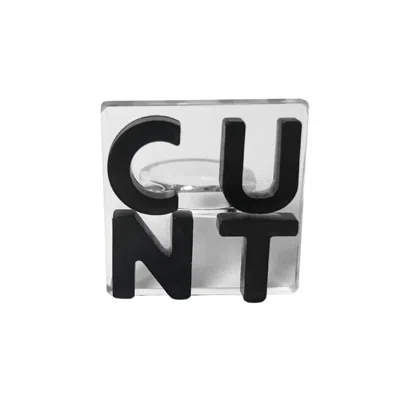Studio Syg Women's Black Cunt Ring