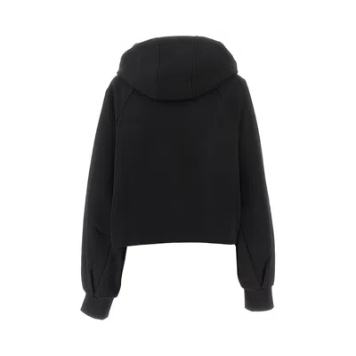 Pinko Cotton Cropped Sweatshirt With Logo