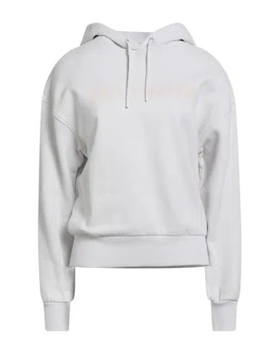 Patrizia Pepe Woman Sweatshirt Light Grey Size 1 Organic Cotton, Polyester In Gray