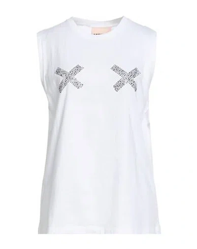 Aniye By Woman T-shirt White Size 8 Cotton