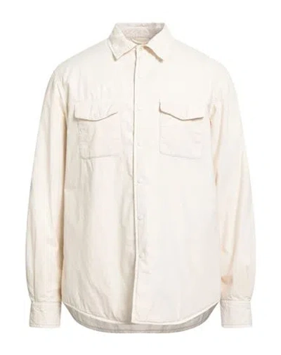 Aspesi Man Shirt Cream Size Xl Cotton In White