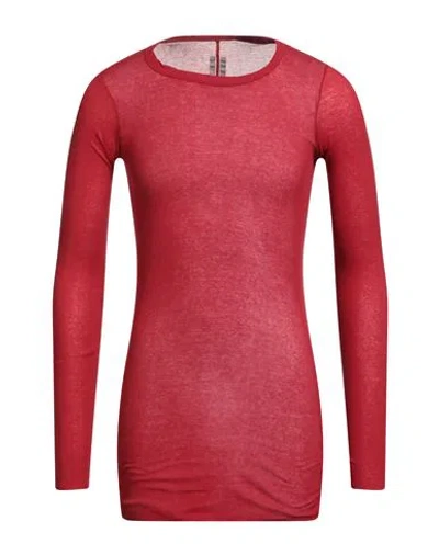 Rick Owens Man T-shirt Red Size S Cotton In Red