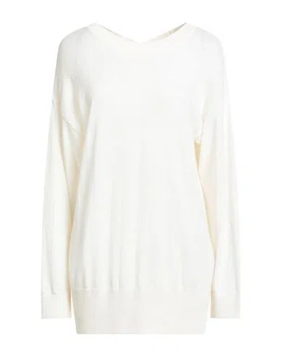 Alpha Studio Woman Sweater Ivory Size 10 Recycled Wool, Viscose, Polyamide, Cashmere