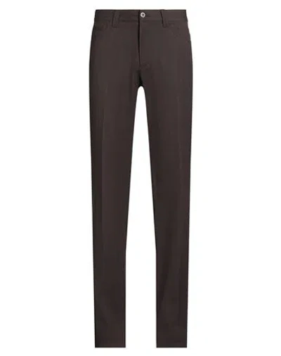 Rotasport Man Pants Dark Brown Size 30 Wool, Polyamide, Lycra