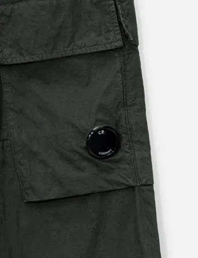 C.p. Company Microreps Peached Cargo Pant In Gray